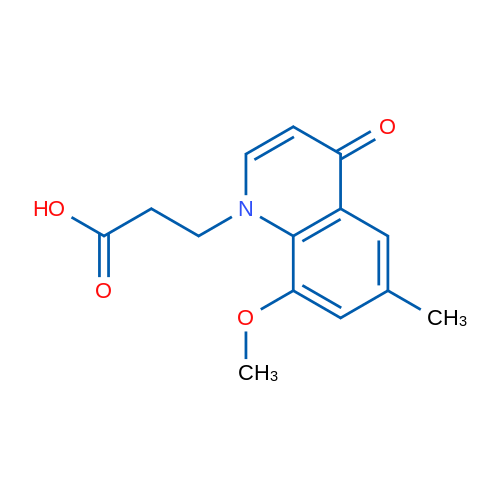 3-(8-Methoxy-6-methyl-4-oxoquinolin-1(4H)-yl)propanoic acid 1g