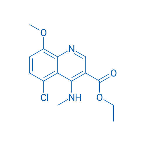 Ethyl 5-chloro-8-methoxy-4-(methylamino)quinoline-3-carboxylate 1g