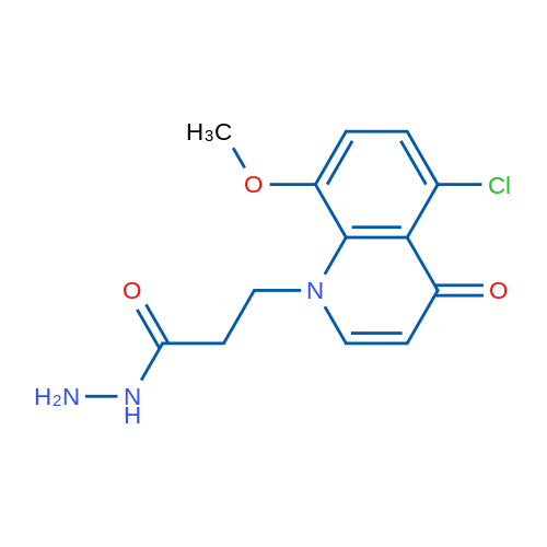 3-(5-Chloro-8-methoxy-4-oxoquinolin-1(4H)-yl)propanehydrazide 1g