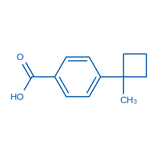 4-(1-Methylcyclobutyl)benzoic acid 250mg