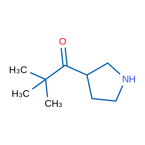 2,2-Dimethyl-1-(pyrrolidin-3-yl)propan-1-one 1g