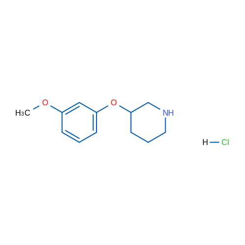 3-(3-Methoxyphenoxy)piperidine hydrochloride 1g