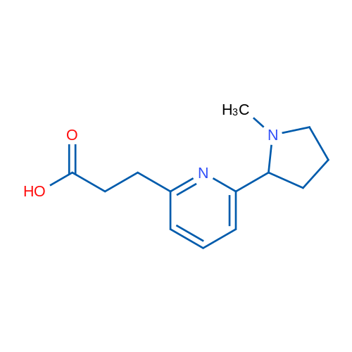 3-(6-(1-Methylpyrrolidin-2-yl)pyridin-2-yl)propanoic acid 1g