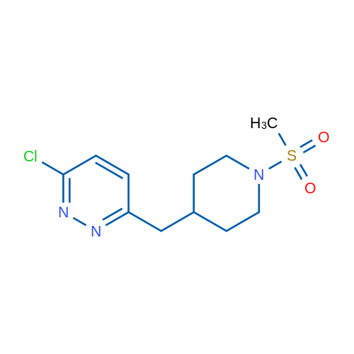 3-Chloro-6-((1-(methylsulfonyl)piperidin-4-yl)methyl)pyridazine 1g