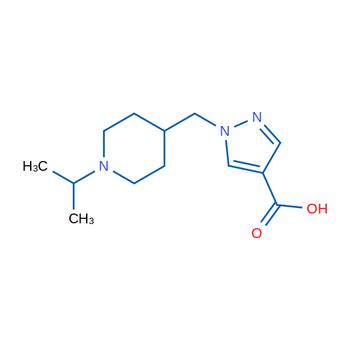 1-((1-Isopropylpiperidin-4-yl)methyl)-1H-pyrazole-4-carboxylic acid 1g