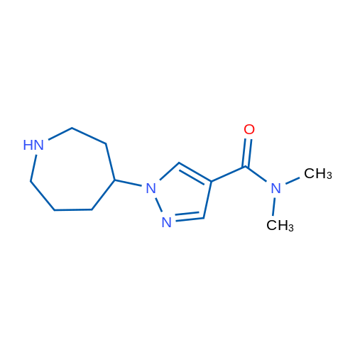 1-(Azepan-4-yl)-N,N-dimethyl-1H-pyrazole-4-carboxamide 1g
