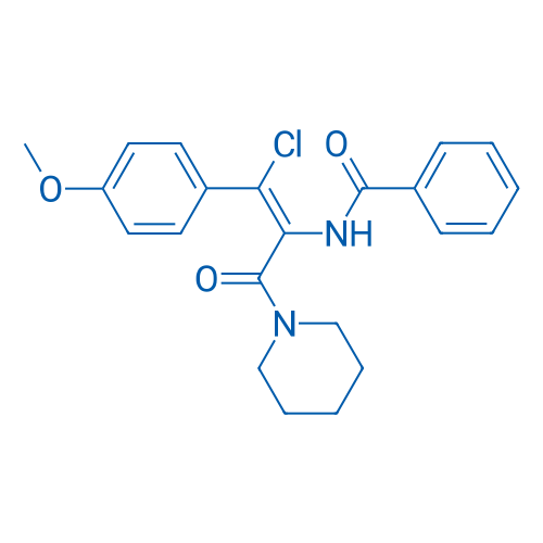(Z)-N-(1-Chloro-1-(4-methoxyphenyl)-3-oxo-3-(piperidin-1-yl)prop-1-en-2-yl)benzamide 1g