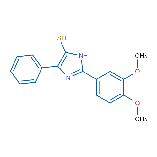 2-(3,4-Dimethoxyphenyl)-4-phenyl-1H-imidazole-5-thiol 1g