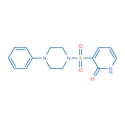 3-((4-Phenylpiperazin-1-yl)sulfonyl)pyridin-2(1H)-one 1g