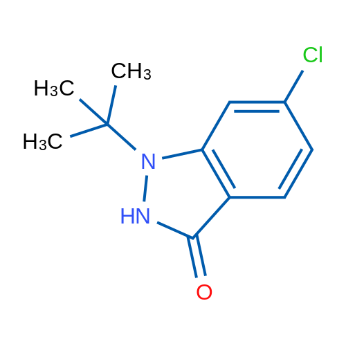 1-(tert-Butyl)-6-chloro-1,2-dihydro-3H-indazol-3-one 1g