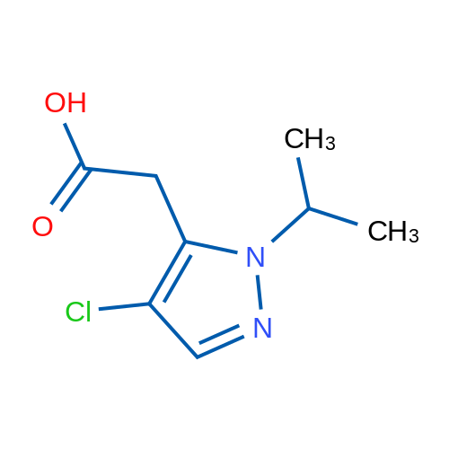 2-(4-Chloro-1-isopropyl-1H-pyrazol-5-yl)acetic acid 1g