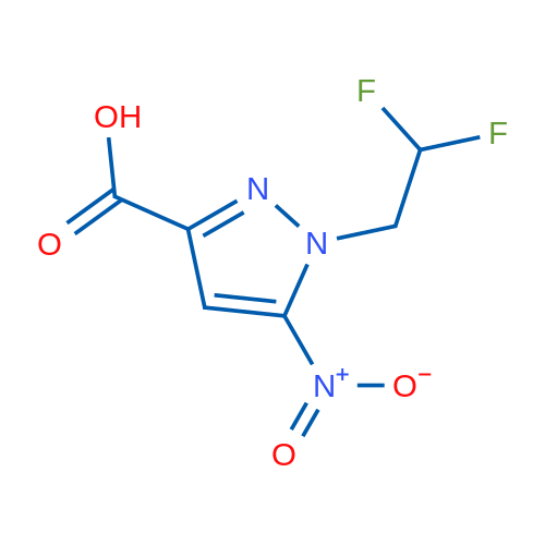 1-(2,2-Difluoroethyl)-5-nitro-1H-pyrazole-3-carboxylic acid 1g