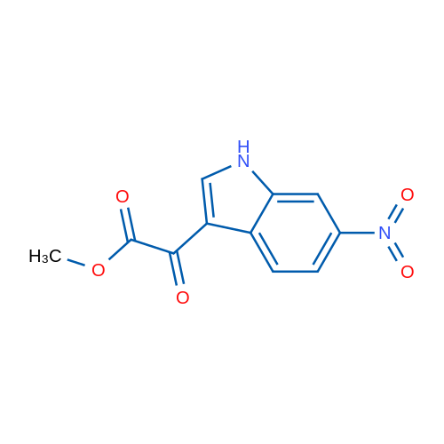 Methyl 2-(6-nitro-1H-indol-3-yl)-2-oxoacetate 250mg