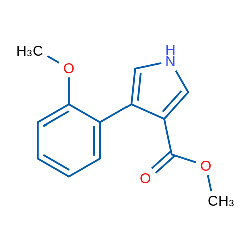 Methyl 4-(2-methoxyphenyl)-1H-pyrrole-3-carboxylate 1g