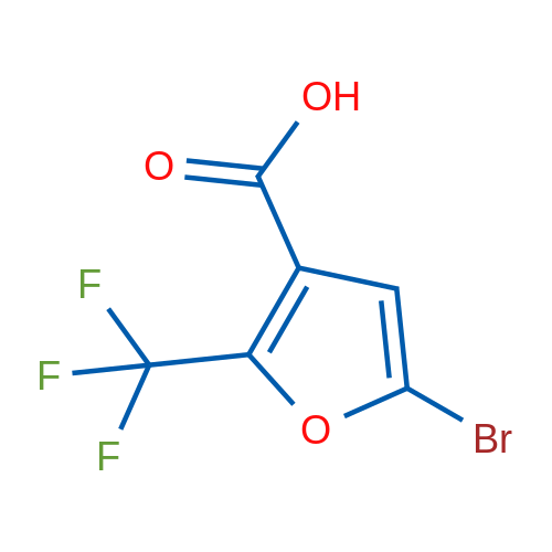5-Bromo-2-(trifluoromethyl)furan-3-carboxylic acid 1g