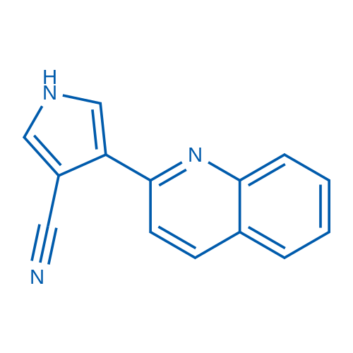 4-(Quinolin-2-yl)-1H-pyrrole-3-carbonitrile 1g
