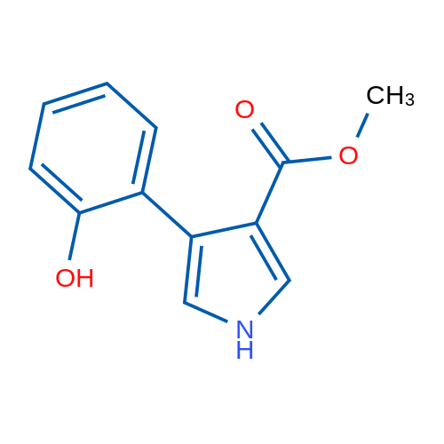 Methyl 4-(2-hydroxyphenyl)-1H-pyrrole-3-carboxylate 1g