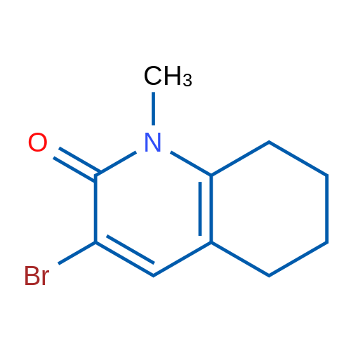 3-Bromo-1-methyl-5,6,7,8-tetrahydroquinolin-2(1H)-one 1g