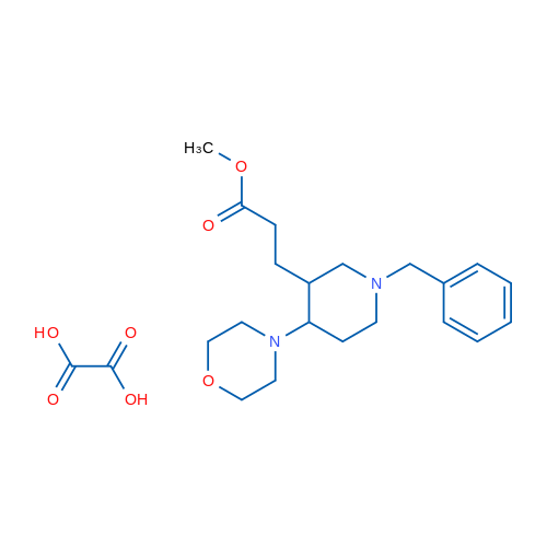 Methyl 3-(1-benzyl-4-morpholinopiperidin-3-yl)propanoate oxalate 1g