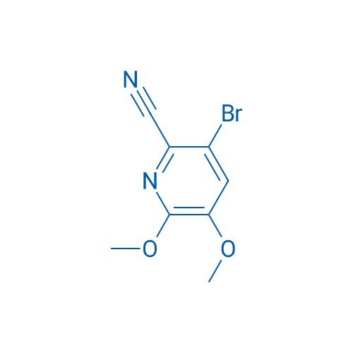 3-Bromo-5,6-dimethoxypicolinonitrile 1g