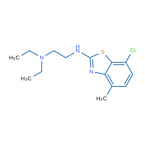N'-(7-chloro-4-methyl-1,3-benzothiazol-2-yl)-N,N-diethylethane-1,2-diamine 10g