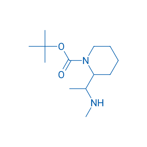 tert-Butyl 2-(1-(methylamino)ethyl)piperidine-1-carboxylate 10g