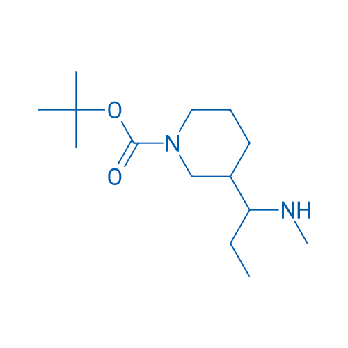 tert-Butyl 3-(1-(methylamino)propyl)piperidine-1-carboxylate 100mg