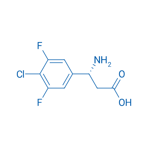 (3R)-3-amino-3-(4-chloro-3,5-difluorophenyl)propanoic acid 250mg