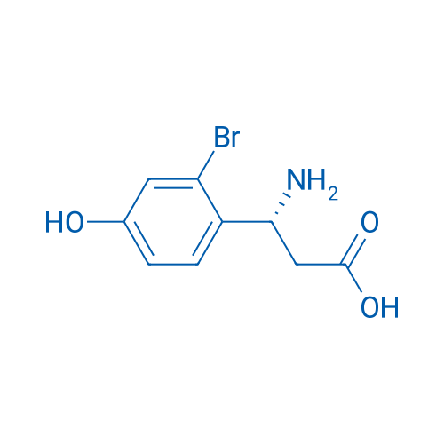 (3R)-3-amino-3-(2-bromo-4-hydroxyphenyl)propanoic acid 250mg
