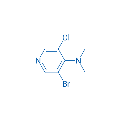 3-Bromo-5-chloro-N,N-dimethylpyridin-4-amine 1g