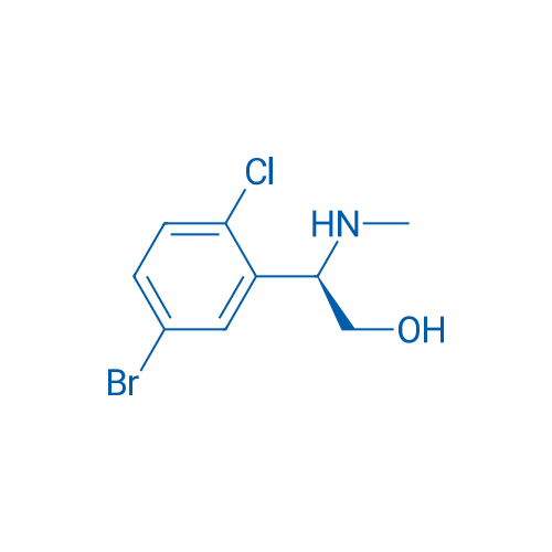 (R)-2-(5-bromo-2-chlorophenyl)-2-(methylamino)ethan-1-ol 250mg