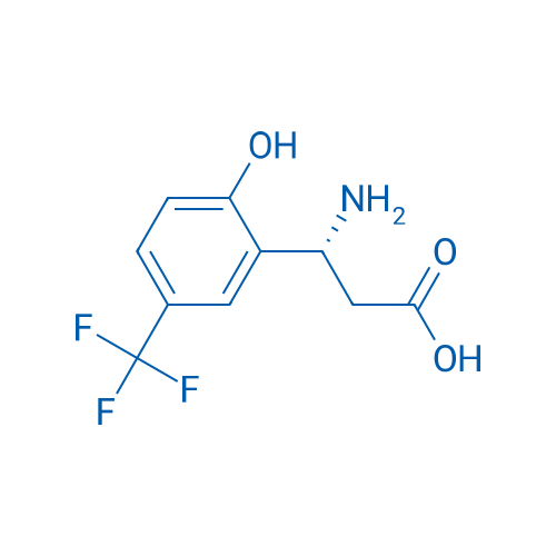 (R)-3-amino-3-(2-hydroxy-5-(trifluoromethyl)phenyl)propanoic acid 250mg