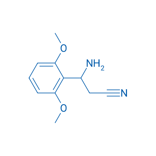 3-AMINO-3-(2,6-DIMETHOXYPHENYL)PROPANENITRILE 1g