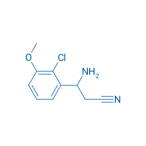 3-AMINO-3-(2-CHLORO-3-METHOXYPHENYL)PROPANENITRILE 250mg