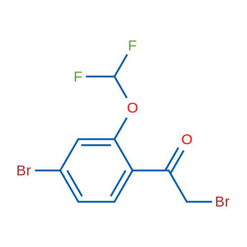 2-Bromo-1-(4-bromo-2-(difluoromethoxy)phenyl)ethanone 1g
