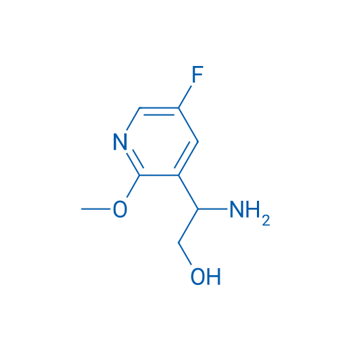 2-Amino-2-(5-fluoro-2-methoxypyridin-3-yl)ethan-1-ol 250mg