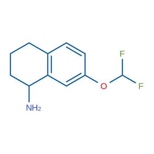 7-(Difluoromethoxy)-1,2,3,4-tetrahydronaphthalen-1-amine 250mg
