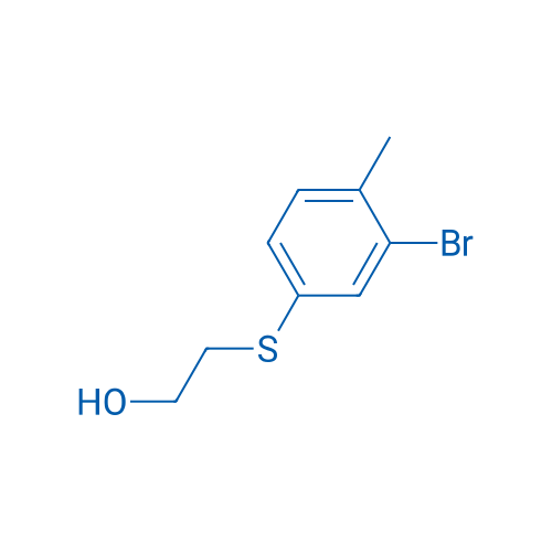 2-((3-Bromo-4-methylphenyl)thio)ethanol 1g