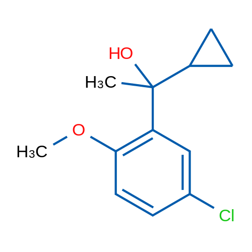 1-(5-Chloro-2-methoxyphenyl)-1-cyclopropylethanol 1g