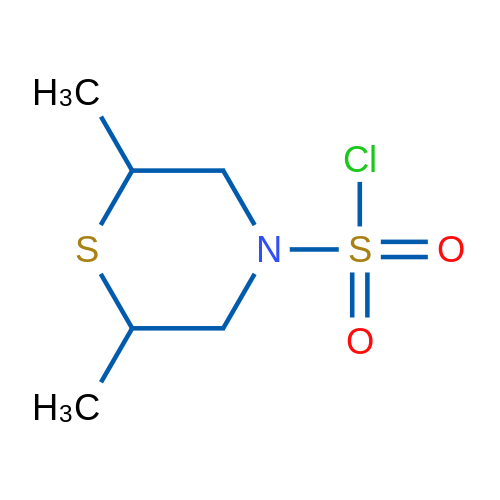 2,6-Dimethylthiomorpholine-4-sulfonyl chloride 1g
