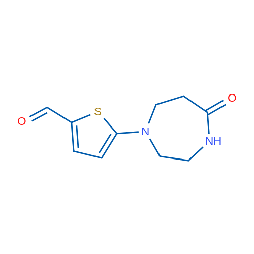 5-(5-Oxo-1,4-diazepan-1-yl)thiophene-2-carbaldehyde 1g