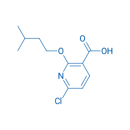 6-CHLORO-2-(ISOPENTYLOXY)NICOTINIC ACID 1g