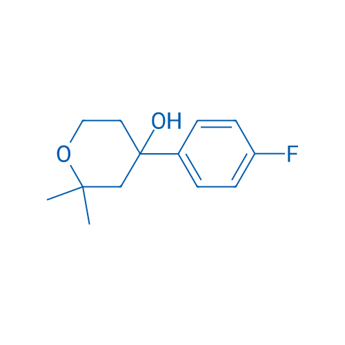 4-(4-Fluorophenyl)-2,2-dimethyltetrahydro-2H-pyran-4-ol 1g