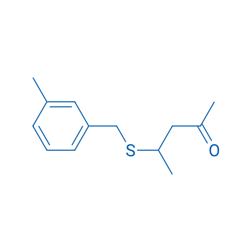 4-((3-Methylbenzyl)thio)pentan-2-one 1g