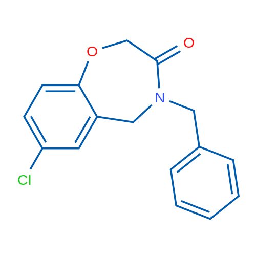 4-Benzyl-7-chloro-2,3,4,5-tetrahydro-1,4-benzoxazepin-3-one 1g
