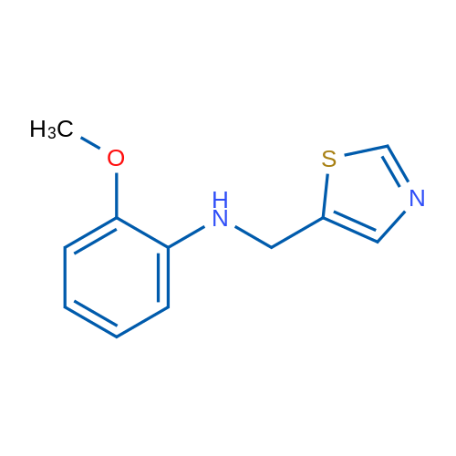 2-Methoxy-N-(1,3-thiazol-5-ylmethyl)aniline 1g