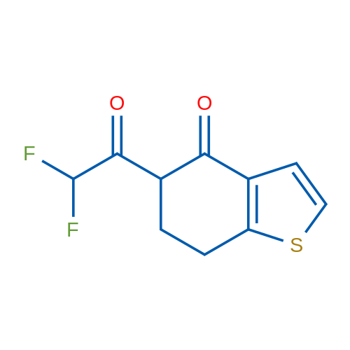 5-(2,2-Difluoroacetyl)-4,5,6,7-tetrahydro-1-benzothiophen-4-one 1g