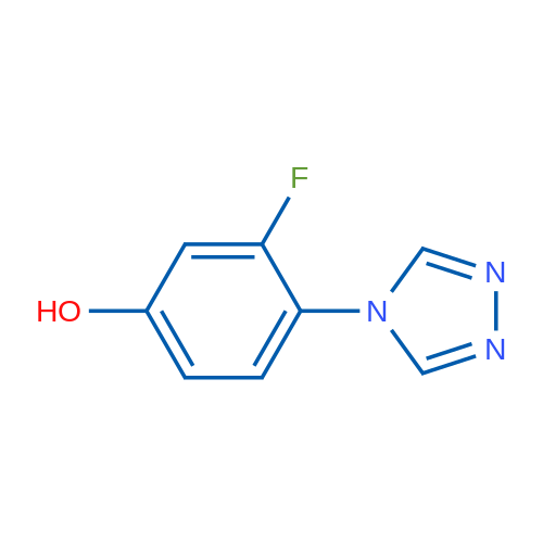 3-Fluoro-4-(4h-1,2,4-triazol-4-yl)phenol 100mg