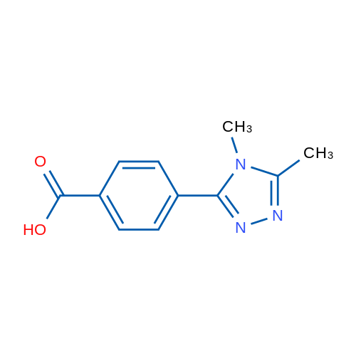 4-(Dimethyl-4H-1,2,4-triazol-3-yl)benzoic acid 100mg