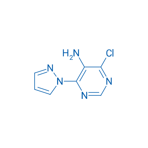 4-Chloro-6-(1H-pyrazol-1-yl)pyrimidin-5-amine 1g